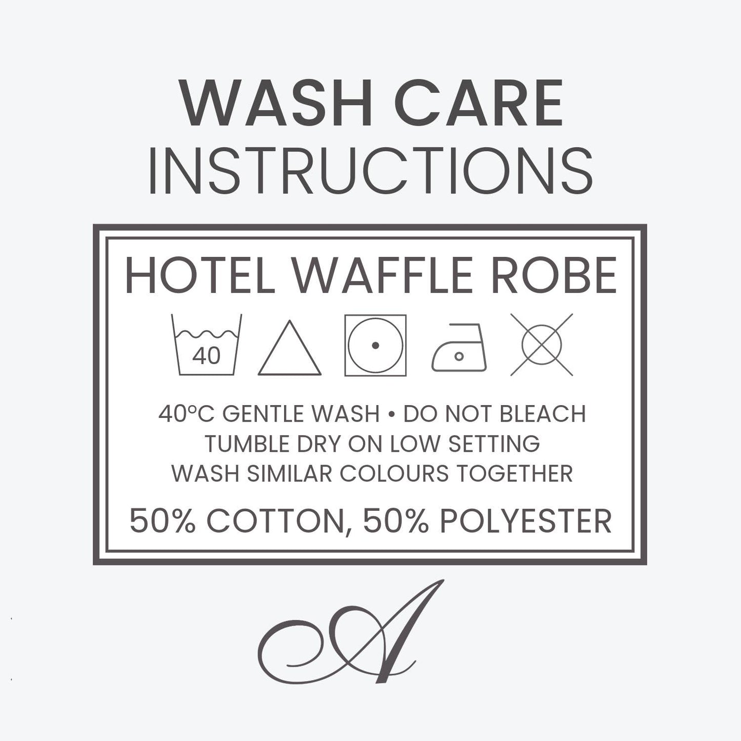 Lightweight Waffle Bathrobe, Spa Dressing Gown Kimono: Linen