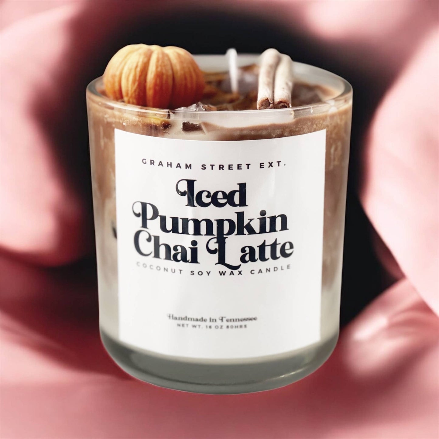 Pumpkin Iced Chai Dessert Candle