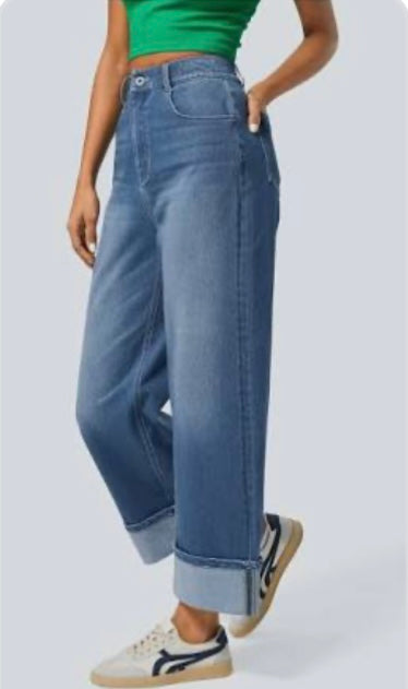 Halara Flex Rolled Hem Wide Leg