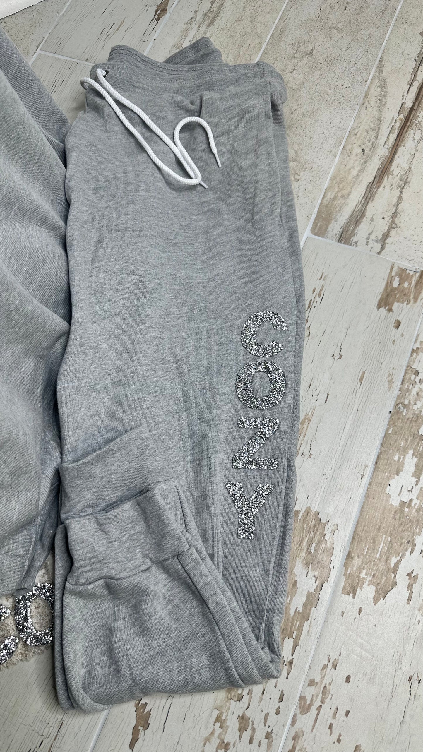 COZY Rhinestone Sweatshirt