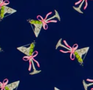 Gin Martini -Boxy Flare Top with Boyfriend Faux Fly Pj set