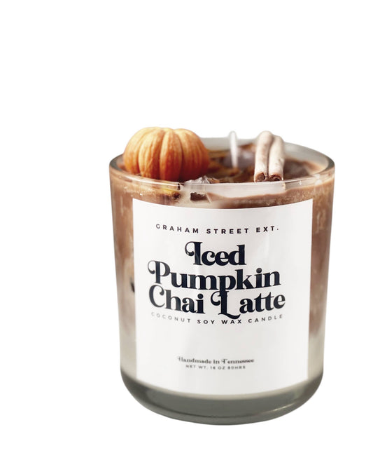 Pumpkin Iced Chai Dessert Candle