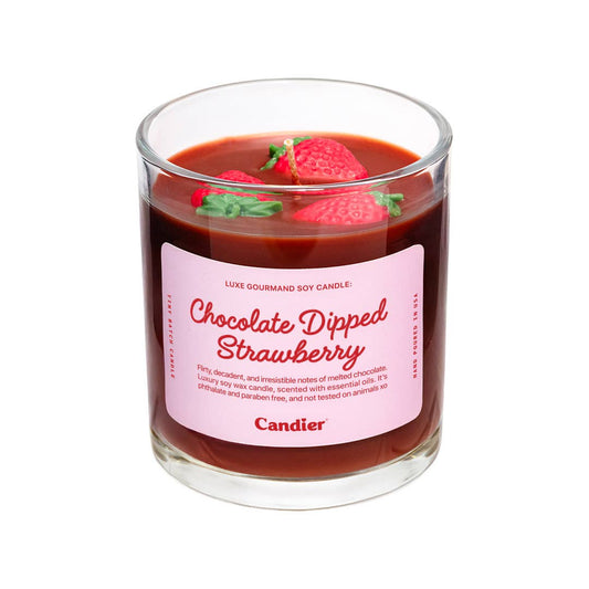 Chocolate Dipped Strawberry Candle