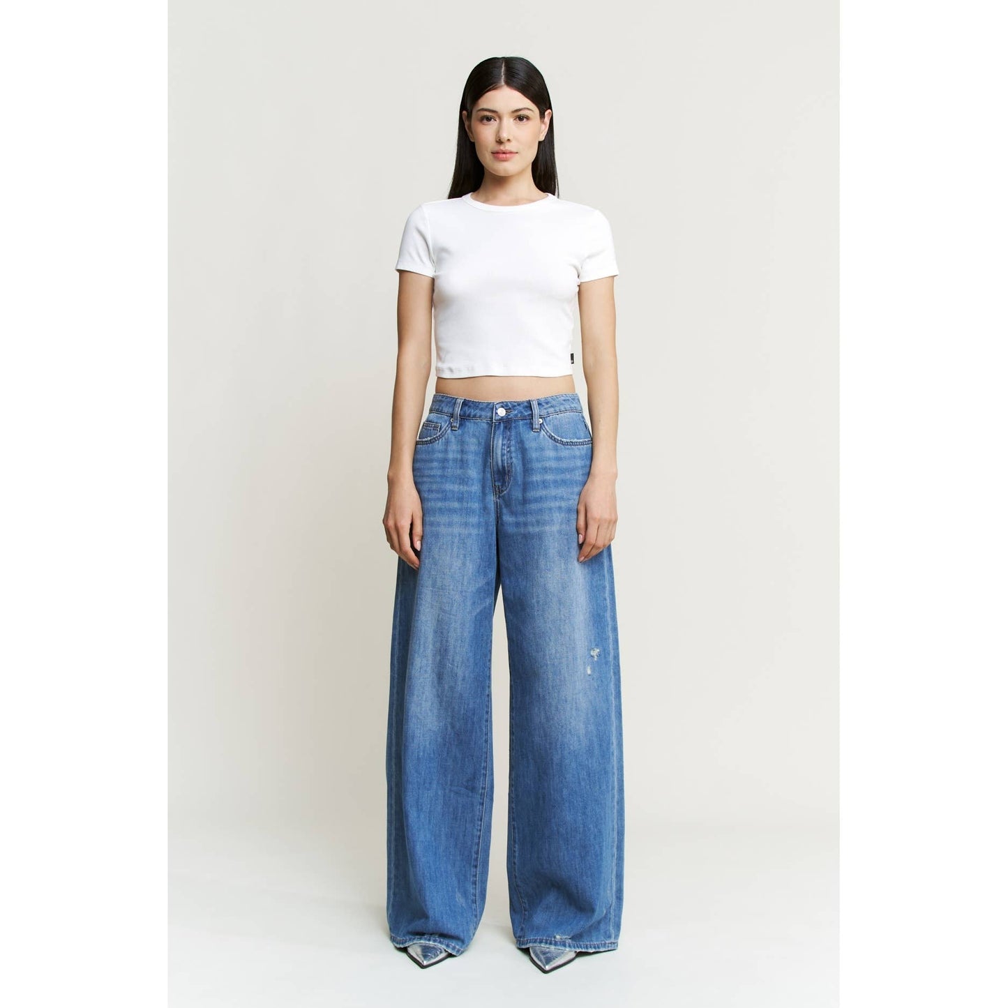 HIGH RISE WIDE LEG JEANS