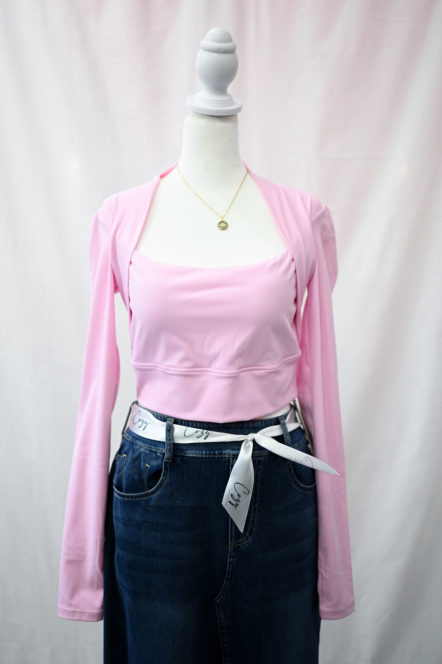 Long Sleeve Cropped Yoga Sports Top