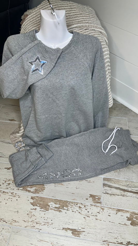 COZY Rhinestone Sweatshirt
