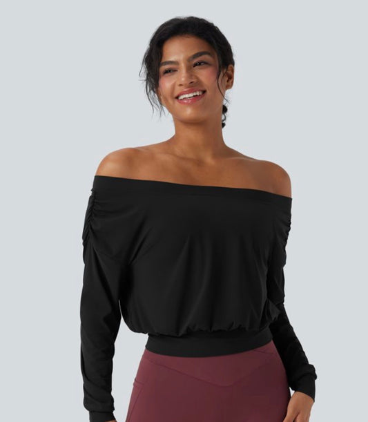 Halara Oblique Shoulder Long Sleeve