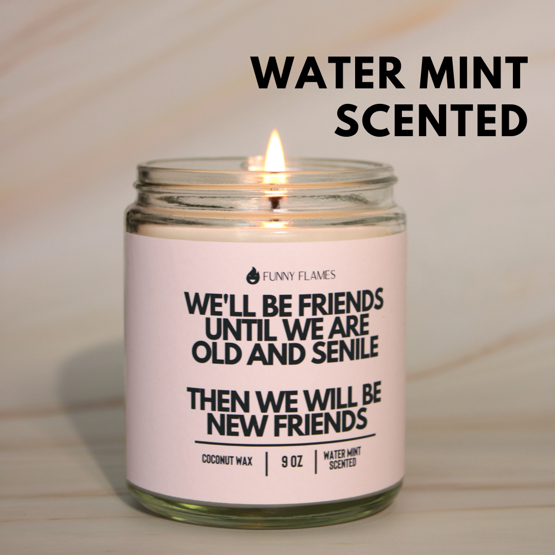 We'll Be Friends Until Were Old And Senile- Best Friend Gift